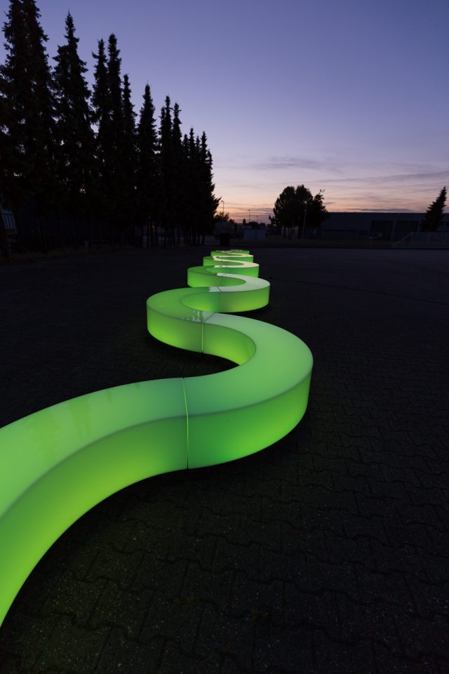 LCO LightSwirl als Objekt im Garten- & Landschaftsbau
