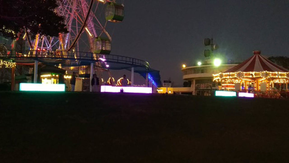 LCO LightCubes at night - Japan